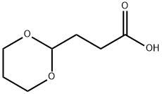 3-[(1,3-DIOXINAN-2-YL)]PROPIONIC ACID Struktur