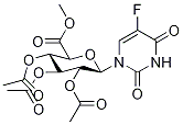 5-Fluorouracil N-β-D-Glucuronide Methyl Ester, 2,3,4-Triacetate Struktur