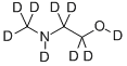 2-(METHYLAMINO)ETHANOL-D9 Struktur