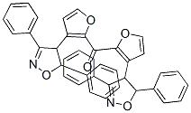 4,5-Dihydro-3,5-diphenylisoxazol-4-yl(2-furanyl) ketone Struktur