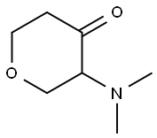 4H-Pyran-4-one,3-(dimethylamino)tetrahydro-(9CI) Struktur