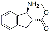 1H-Indene-2-carboxylicacid,1-amino-2,3-dihydro-,methylester,(1S,2R)- Struktur