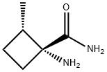 Cyclobutanecarboxamide, 1-amino-2-methyl-, (1R,2S)- (9CI) Struktur