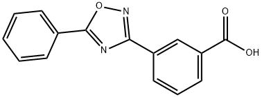 3-(5-PHENYL-1,2,4-OXADIAZOL-3-YL)BENZOIC ACID Struktur