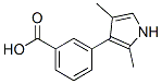 Benzoic acid, 3-(2,4-dimethyl-1H-pyrrol-3-yl)- (9CI) Struktur