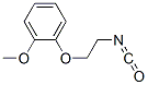 Benzene, 1-(2-isocyanatoethoxy)-2-methoxy- (9CI) Struktur