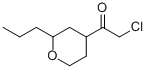 Ethanone, 2-chloro-1-(tetrahydro-2-propyl-2H-pyran-4-yl)- (9CI) Struktur