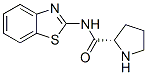 2-Pyrrolidinecarboxamide,N-2-benzothiazolyl-,(2S)-(9CI) Struktur