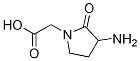 3-aMino-2-oxo-1-Pyrrolidineacetic acid Struktur