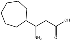 beta-Aminocycloheptanepropanoic acid Struktur