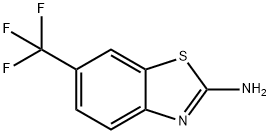 2-氨基-6-(三氟甲基)苯并噻唑, 777-12-8, 結(jié)構(gòu)式