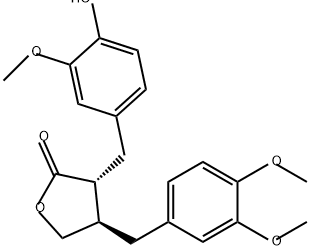 (-)-Arctigenin Structure