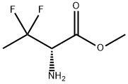 Butanoic acid, 2-amino-3,3-difluoro-, methyl ester, (S)- (9CI) Struktur