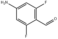 Benzaldehyde, 4-amino-2,6-difluoro- (9CI) Struktur