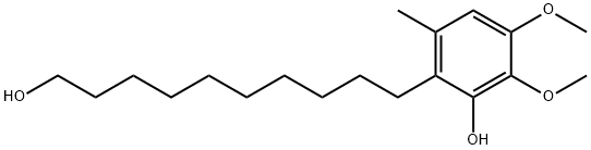 10-(2-Hydroxy-3,4-dimethoxy-6-methylphenyl)decan-1-ol Struktur