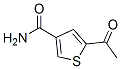 3-Thiophenecarboxamide, 5-acetyl- (9CI) Struktur