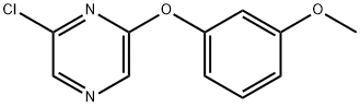 2-CHLORO-6-(3-METHOXYPHENOXY) PYRAZINE Struktur