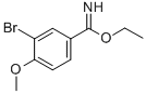 3-BROMO-4-METHOXY-BENZIMIDIC ACID ETHYL ESTER Struktur