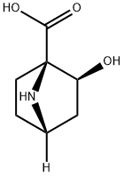 7-Azabicyclo[2.2.1]heptane-1-carboxylic acid, 2-hydroxy-, (1R,2S,4S)- (9CI) Struktur