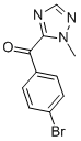 (4-BROMOPHENYL)(1-METHYL-1H-1,2,4-TRIAZOL-5-YL)METHANONE Struktur