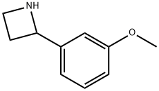 Azetidine, 2-(3-methoxyphenyl)- (9CI) Struktur