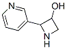 3-Azetidinol, 2-(3-pyridinyl)- (9CI) Struktur