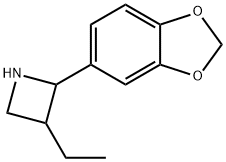 Azetidine, 2-(1,3-benzodioxol-5-yl)-3-ethyl- (9CI) Struktur