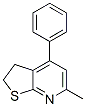 Thieno[2,3-b]pyridine, 2,3-dihydro-6-methyl-4-phenyl- (9CI) Struktur