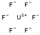 Uranium(VI) fluoride Struktur