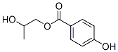 4-Hydroxybenzoic acid 2-hydroxypropyl ester Struktur