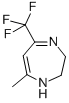 2,3-DIHYDRO-5-METHYL-7-TRIFLUORMETHYL-1H-1,4-DIAZEPINE Struktur