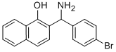 2-[AMINO-(4-BROMO-PHENYL)-METHYL]-NAPHTHALEN-1-OL Struktur