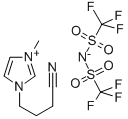 1-(3-Cyanopropyl)-3-methylimidazolium bis(trifluoromethylsulfonyl)amide Struktur