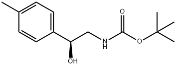 (2-HYDROXY-2-P-TOLYL-ETHYL)-CARBAMIC ACID TERT-BUTYL ESTER Struktur