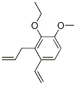 Benzene, 1-ethenyl-3-ethoxy-4-methoxy-2-(2-propenyl)- (9CI) Struktur