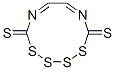 1,2,3,4,6,9-Tetrathiadiazecine-5,10-dithione Struktur