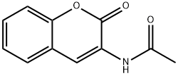 3-ACETAMIDOCOUMARIN Struktur