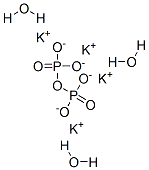 Diphosphoric acid,tetrapotassium salt,trihydrate Struktur