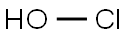 Hypochlorous acid Struktur