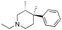 Piperidine, 1-ethyl-3,4-dimethyl-4-phenyl-, trans- (9CI) Struktur