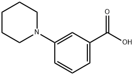 3-PIPERIDINOBENZOIC ACID Struktur