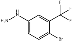 4-BROMO-3-TRIFLUOROMETHYL-PHENYL-HYDRAZINE Struktur