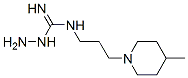 Hydrazinecarboximidamide, N-[3-(4-methyl-1-piperidinyl)propyl]- (9CI) Struktur