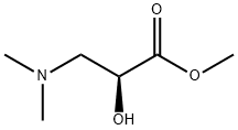 Propanoic acid, 3-(dimethylamino)-2-hydroxy-, methyl ester, (S)- (9CI) Struktur