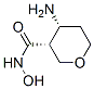 2H-Pyran-3-carboxamide,4-aminotetrahydro-N-hydroxy-,(3R,4R)-(9CI) Struktur