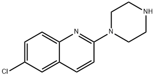 6-CHLORO-2-PIPERAZIN-1-YL-QUINOLINE Struktur