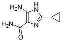 1H-Imidazole-4-carboxamide,  5-amino-2-cyclopropyl- Struktur