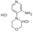 3-Pyridinamine, 4-(4-morpholinyl)-, dihydrochloride Struktur