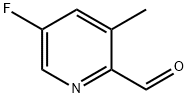 5-fluoro-3-Methylpicolinaldehyde Struktur