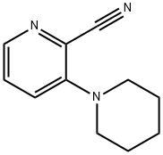 3-PIPERIDIN-1-YLPYRIDINE-2-CARBONITRILE Struktur